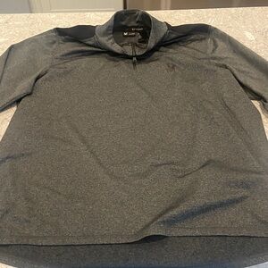Spyder Charcoal and Black Pullover